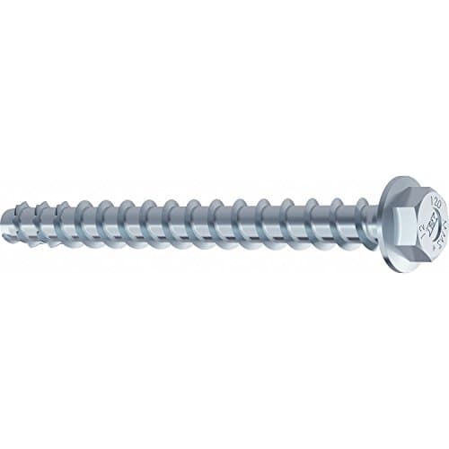 Heco MMS Plus Hex Bolt: Monti Screw Banker with Disc, Silver, 48381
