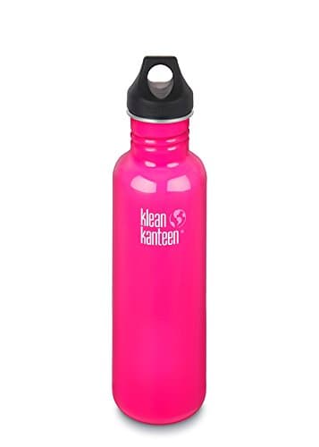 KLEAN KANTEEN Classic 27 oz. Travel Water Bottle w/Loop Cap - DRAGON FRUIT