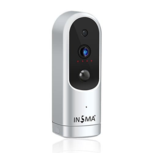 INSMA Wireless Security Camera, 960P WiFi Camera 120 Days Standby with Rechargeable Battery, PIR Motion Detection, HD Night Vision Two Way Audio