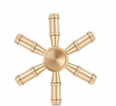 hot New High Speed Bearing Hexagon ADHD Hand Spinner EDC Toys Fidget Spinner Torqbar Brass Gyro Gyroscope