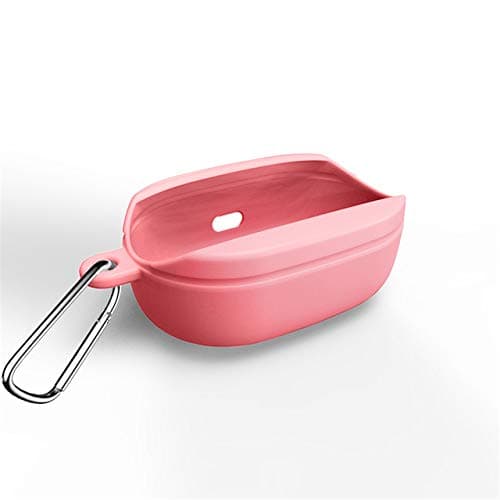 Blufied Earphone Protective Cover with Ring for Xiaomi Mi Redmi Airdots Youth Silicone Case on the Xiomi Mi Air Dots Youth Pink