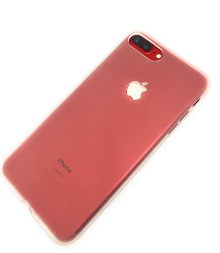 iPhone 7 Silicone ,Ultra Thin Phone Cases with Apple Logo Cut (clear)