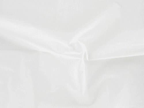 Dalston Mill Fabrics 100% Premium Plain Cotton Fabric, White, 5m