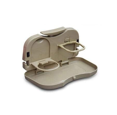 Multi-functional Car Vehicle Seat Black Portable Foldable Dining Food Drink Cup Holder Tray Desk Table Style YABO077