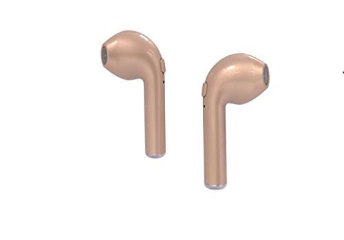 HBQ i7 TWS Twins True Wireless Ear buds Mini Bluetooth V4.2 (Gold)