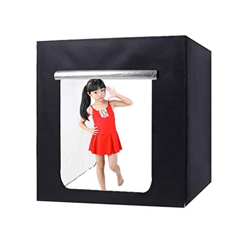 100CM Dimming LED Studio Set 1 Meter Small Product Shoot Studio Photo Fill Light Softbox (Color : Black)