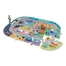 Sago Mini Robins Road Trip Foam Floor puzzle with Robin figure and car