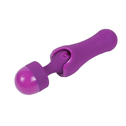 XISE Wand Massager Handheld 10 Powerful Speeds Vibration Patterns, Personal Therapy Body Massager for Muscle Aches | Cordless Rechargeable, Purple Color