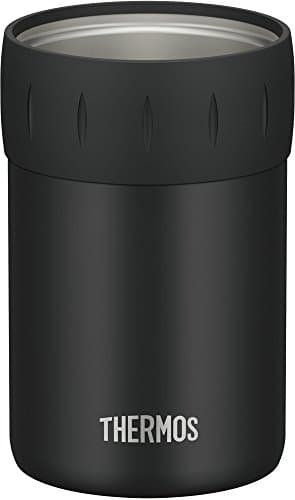 Thermos JCB-352 BK Cooler Can Holder, For 11.8 fl oz (350 ml) Cans, Black
