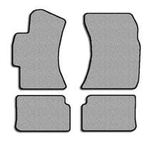 SUBARU Impreza Floor Mat set Carpet Custom Fit Replacement 4 pc set (2 pc fronts & 2 pc rears) With Serged Edging & Driver Side Heel Pad Gray Fits 2008-2011 Avery's Floor Mat 2760-B