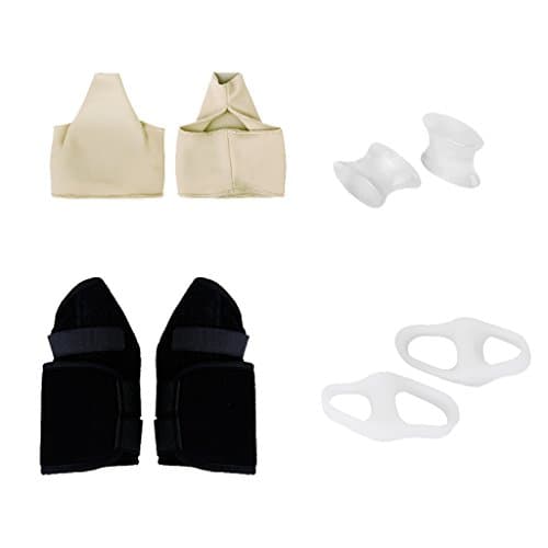 Footful 4 Pairs Hallux Valgus Corrector Spacers Toe Separators Valgus Bunion for Woman