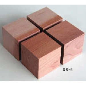 Yamamoto Sound Craft Wooden insulator QB-5 Cube-Based Asada Cherry(Japanese hophornbeam) solid Material