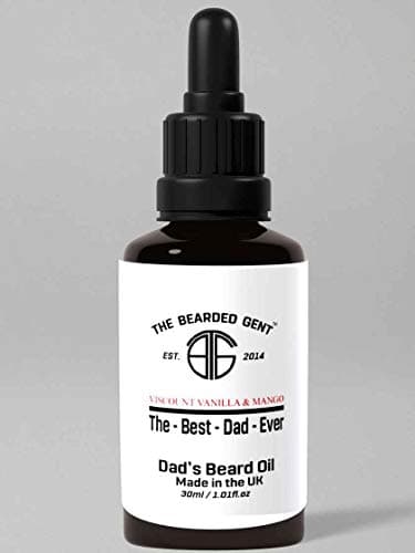 The Bearded Gent's Beard Oil - For a thicker, softer beard 14 Scents available! (Custom Vanilla & Mango (30ml))