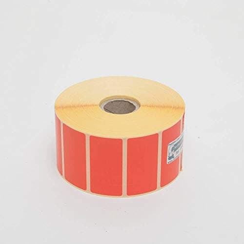 NLS 50mm x 25mm Direct Thermal Labels 2,000 per roll qty: 1 Roll - Red