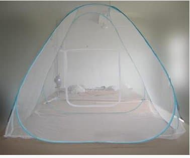 Portable Folding Mosquito Net Tent Canopy Curtains for Beds Home Bedroom Decor Insect protection nets Anti-Bug tents self-supporting mosquito net for traveling or camping, fit queen indoors or outdoor