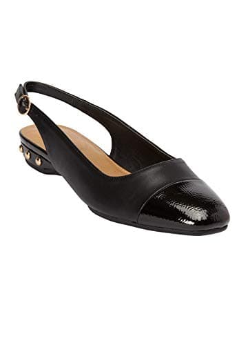 Comfortview Women's Plus Size The Angela Slingback