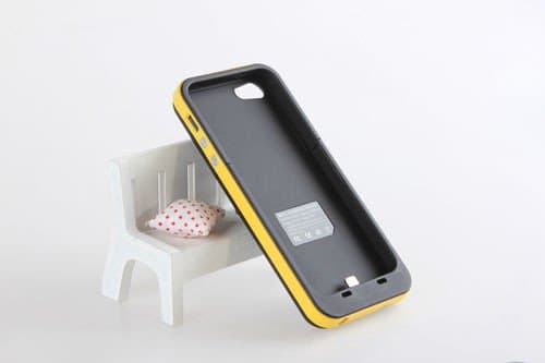 Idol 2000mAh iPhone 5/5S Battery Case Extended Backup Power Bank-Yellow
