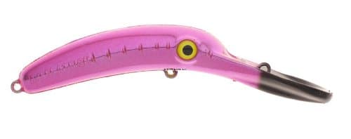 Mag Lip Trolling Plug 3.5, 3 1/2", Cerise Black Bill