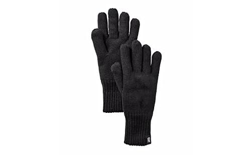 Mens Black Thermal Gloves with Insulation Lining - One Size