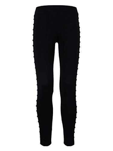 Queen of Darkness Stud Black Leggings