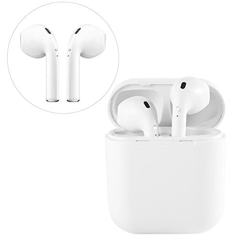 Wireless Headset, i8-TWS Stereo Bluetooth Headset with Charger, Apple iPhone 8 8plus 7 7plus 6S Speaker Samsung Galaxy S7 S8 Smartphone Android IOS