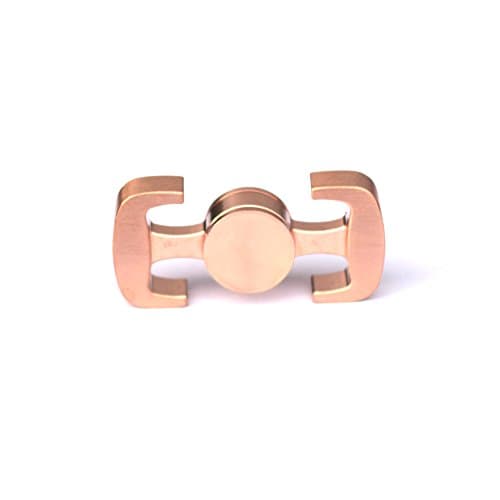 Copper Fidget Spinner, Szeshine EDC Fidget Toy More Than 3 Minutes Spinns High Speed,Vermillion