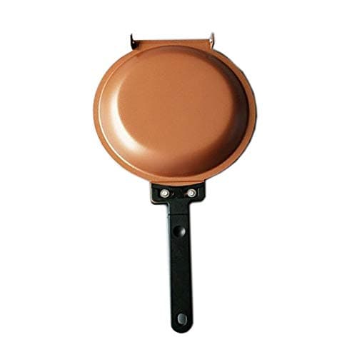 CHYIR Non-stick Flip Pan Ceramic Pancake Maker Cake Porcelain Frying Pan Healthy