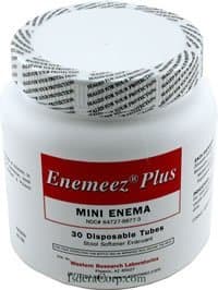 Enemeez Plus Enema Case of 6 Jars, 180 Single-use Mini Enemas by ALLIANCE LABS