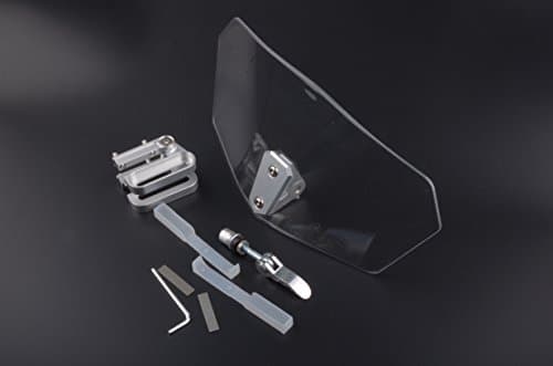 WinllyAT Adjustable Deflector Windscreen Windshield Spoiler for Yamaha BMW R1200GS Honda Suzuki Kawasaki Universal