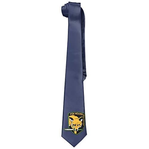 RALEND Mens Metal Gear Solid V The Phantom Pain Necktie Skinny Ties / New Novelty Necktie