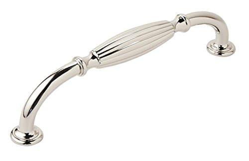 Amerock | Cabinet Pull | Polished Nickel | 6-5/16 inch (160 mm) Center to Center | Blythe | 1 Pack | Drawer Pull | Drawer Handle | Cabinet Hardware