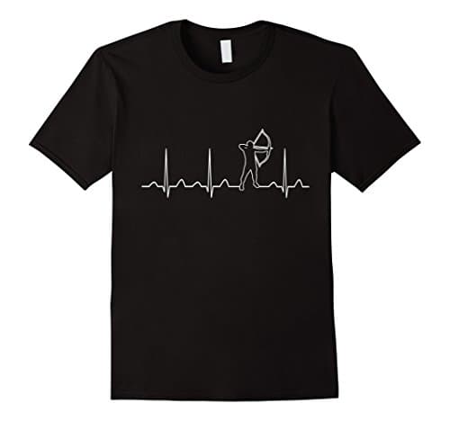 Men's Archery Heartbeat T-shirt Medium Black