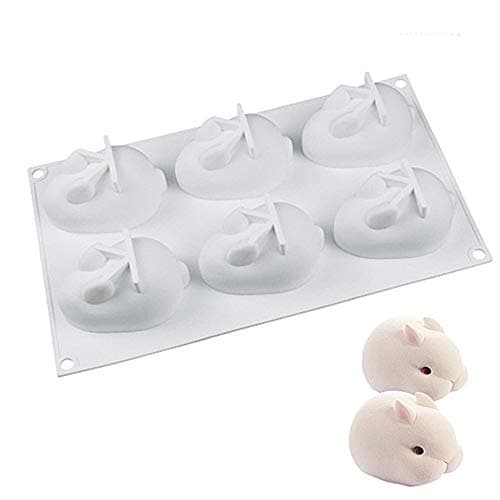 Wewin Silicone 3D Rabbit Cake Mold Chocolate Truffle Bakeware Mousse Mould Dessert Maker Baking Pastry Decorating Accessories