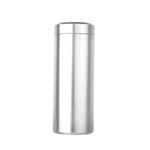 Flyon Airtight Smell Proof Portable Aluminum Herb Storage Container (Silver)