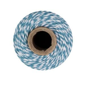 Bakers Twine - 240 Yards (Light Blue &amp; White)