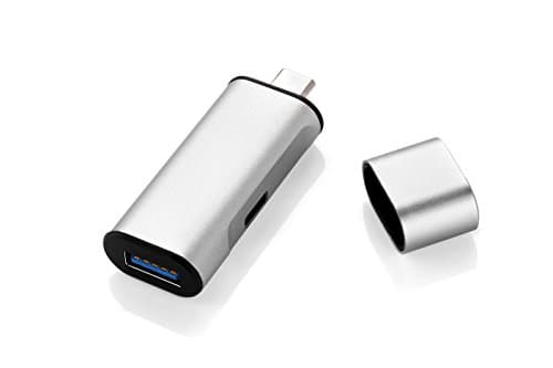 Leesentec USB Type C Charger Hub to USB 3.0 Adapter with USB C Charging Port for 2015 New Macbook