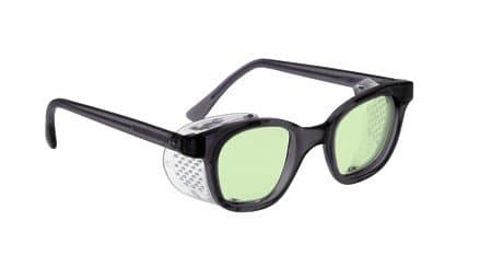 Green Shade #2.0 GlassBlowing Glasses Plastic Safety Frame With Permanent Sides