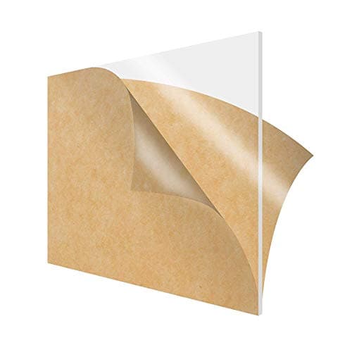 LZYCYF Acrylic Clear Perspex Sheet Panel Durable Doors Signage Decor 300X500mm(1pcs)-Thickness 8mm