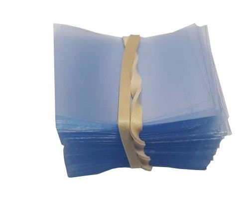 38 x 28 mm Clear Perforated Shrink Band for Small Boston Round Bottles, Vials, Dropper Bottles, Roll-On Bottles and More. [Compatible Diameter Range: 1/2" – 7/8”] - Bundle of 125