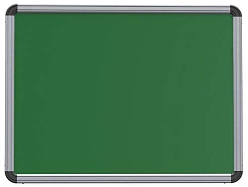 Samaira Pin-Up Board, Notice Board, for Home, Office and School, Lightweight Aluminium Frame -Size: 1.5 x 1 Feet, Green (Pack of 1)