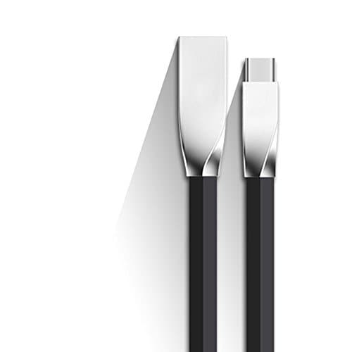 Type C USB Cable 3.1 to USB 2.0 Charger Cable 3.3 Feet (1 M) Charging Cord with Reversible Connector for New Macbook 12 inch, ChromeBook Pixel, Nokia N1 Tablet, Asus Zen AiO with Type C USB, Black