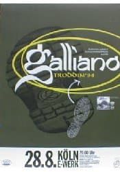 Galliano - Koln 1994 Poster - 84x59cm