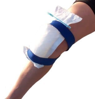 Kinship Refillable Ice Bag with 33 1/2 inch foam/velcro belt THREE-PACK