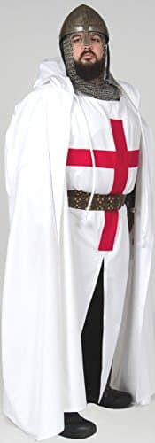 Templar Crusader Knight Tunic Medieval Latin Cross (Large/XLarge)Handmade
