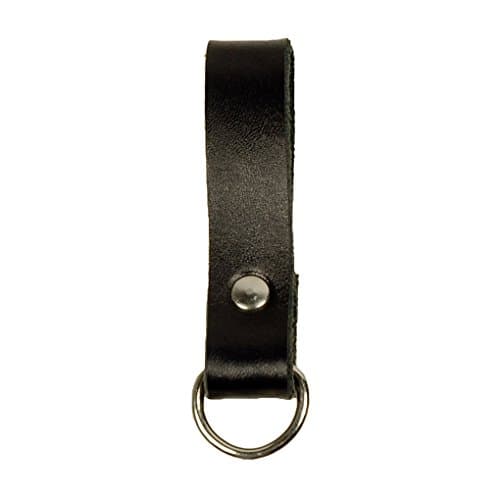 By The Sword BTS Leather Belt Keeper with D-Ring, Belt Loop Key Holder 48-10050