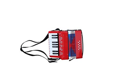 RoarSoar Children Accordion, One Size, Red