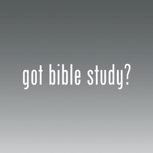 Got Bible Study Logo sticker vinyl decals- Die Cut Decal Bumper Sticker For Windows, Cars, Trucks, Laptops, Etc.