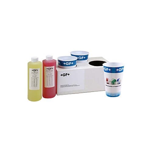 GF Signet 3-2700.395 Calibration Kit, 3 Polypropylene Cups, 1 Stand, 1 7pH Buffer Solution, 11"