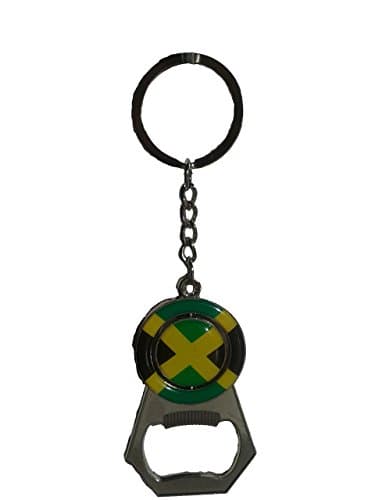 Keychain & Bottle Opener (Jamaican Flag Design)