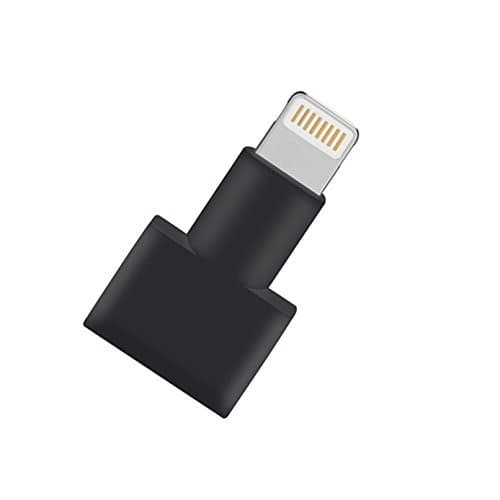 Lightning Extender Adapter, Ankky 8 Pin Dock Extender for Lifeproof Otterbox Cases, Male to 8 Pin Female Charger Adapter for iPhone 5, 5s, 5c, SE, 6, 6S, 7, 7S, 8 Plus, X (Black)